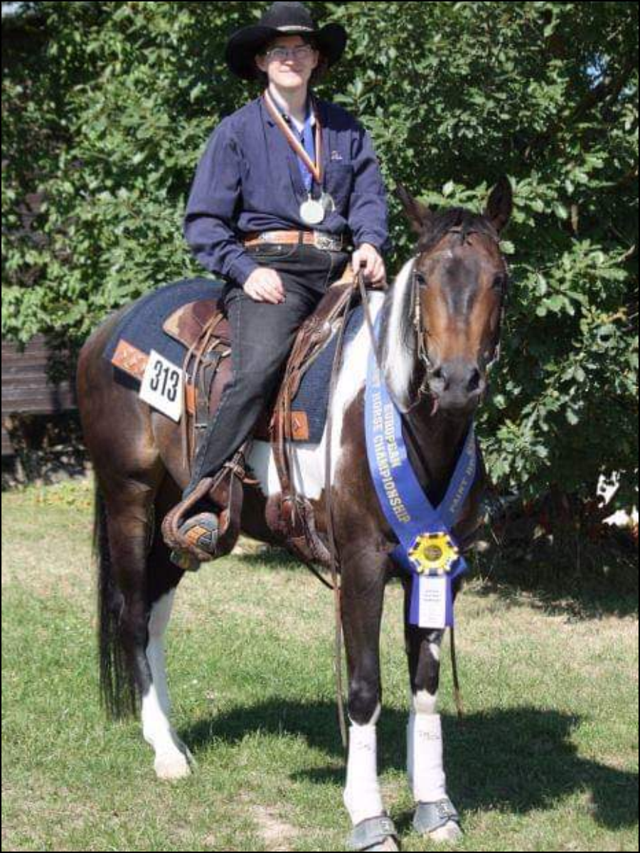 Europameister 2013 Working Cowhorse mit TFR Hollywood San Dee